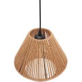 Závěsná lampa La Belle Boho I černá/hnědá