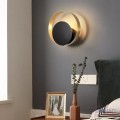 Nástěnná lampa APP992-W černozlatá