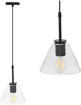 Závěsná lampa La Belle XXI černá