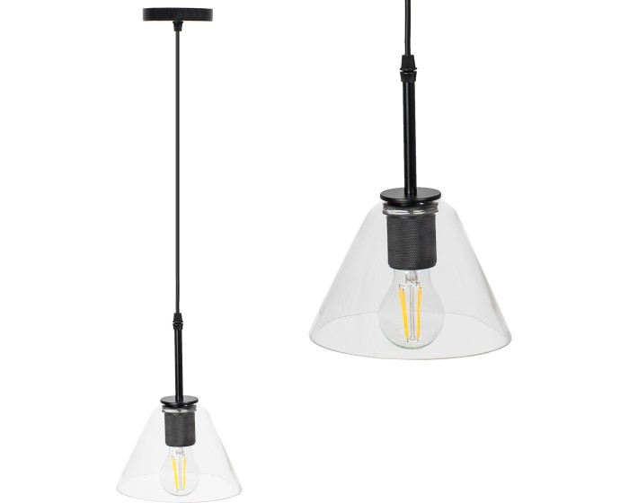 Závěsná lampa La Belle XXI černá