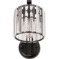 Nástěnná lampa Bodil APP-512 1W černá/krystal