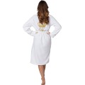 Dámský župan z mikrovlákna Queen L/XL bílý