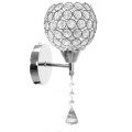 Nástěnná lampa v glamour stylu APP716-1W E27 stříbrná