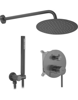 Podomítkový sprchový set Rea Lungo + box titan