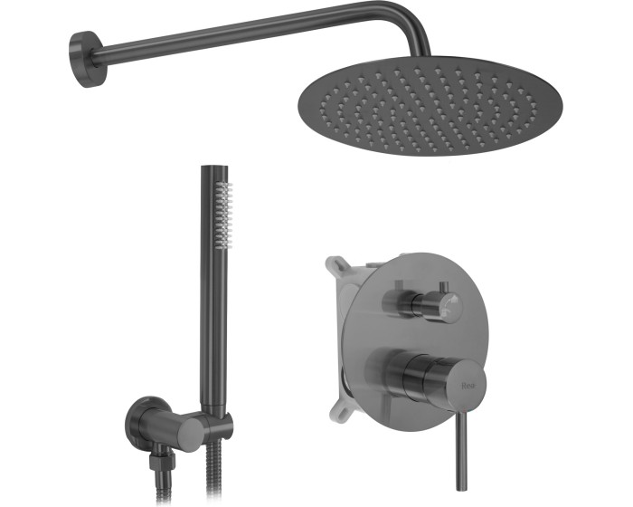 Podomítkový sprchový set Rea Lungo + box titan