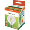 LED kulatá žárovka GLOB 4W E27 COG CLEAR teplá bílá