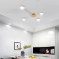 Stropní svítidlo Elegant Four LED zlaté