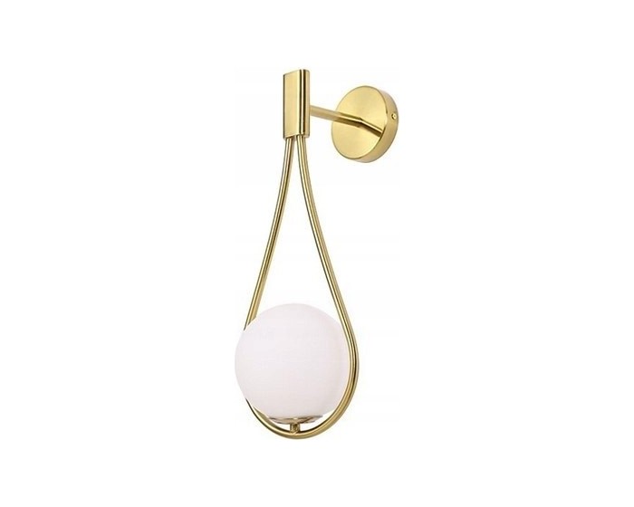 Nástěnná lampa Ball 40 cm zlatá