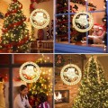 LED světelná ozdoba na okno JINGLE BELLS II kruhová bílá