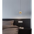 Závěsná lampa La Belle XXXIV zlatá