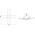 Stropní svítidlo Plafon LED Modern II stříbrné