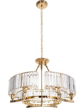 Závěsná lampa La Belle XXXXIV zlatá