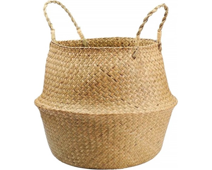 Přírodní košík BOHO I hnědý
