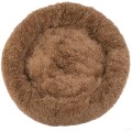 Kulatý pelíšek pro psy a kočky Plush vel. L 100 cm hnědý