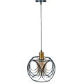 Závěsná lampa La Belle X černá/zlatá