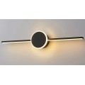 Koupelnové svítidlo s LED Round BLACK 80CM APP850-1W