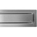 Lineární odtokový žlab Rea Neox Pro 80 cm stříbrný