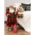 Figurka Santa Clause Mikolaj 44 cm bílá 