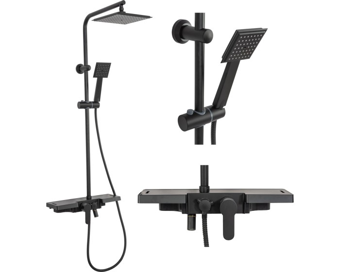 Sprchový set Rea Bravo Black