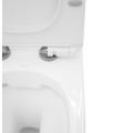 Závěsná WC mísa Rea Carlo Mini Rimless Slim N bílá