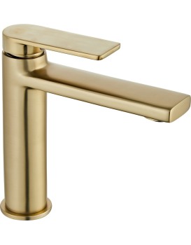 Umyvadlová baterie REA Verso Brush Gold nízká