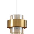 Závěsná lampa La Belle XXXIV zlatá