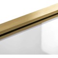Vanová zástěna Rea Elegant 80 cm čirá/zlatá