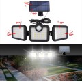 Nástěnná solární LED lampa Faros černá