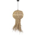 Závěsná lampa La Belle Boho IV černá/bambus