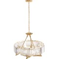 Závěsná lampa La Belle XXXXIV zlatá
