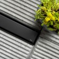 Lineární odtokový žlab Rea Neox Pro 80 cm černý
