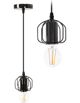 Stropní svítidlo Loft Black APP 595-1CP