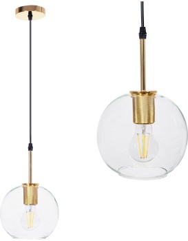 Závěsná lampa La Belle XX zlatá