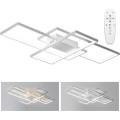 Stropní svítidlo LED Rectangle + ovladač bílé