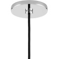 Závěsná lampa La Belle XXXIII černá/stříbrná