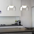 Závěsný LED lustr APP1690-1PC B čirý/neutrální bílá