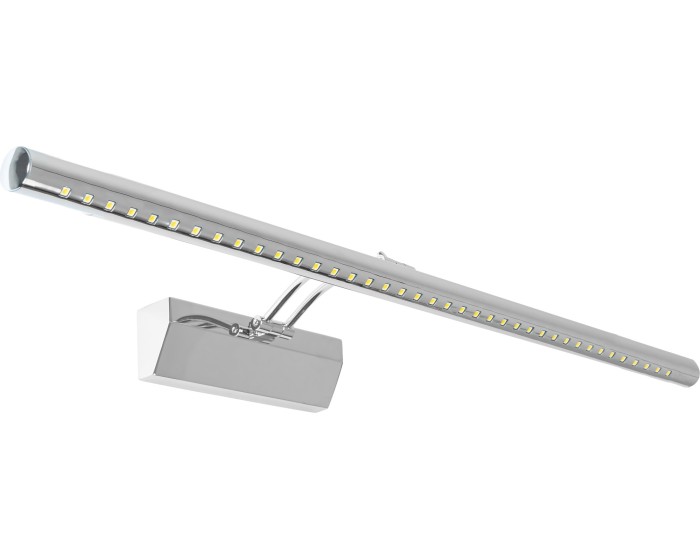 LED koupelnová svítilna nad zrcadlo 9W 70CM APP366-1W chrom