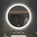 Kulaté dotykové zrcadlo s LED osvětlením Simple 70 cm