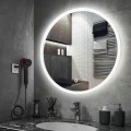 Kulaté dotykové zrcadlo s LED osvětlením Simple 80 cm