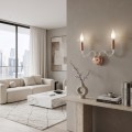 Nástěnná lampa Kinkiet Decor I bílá/zlatá