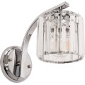 Nástěnná lampa Bodil APP509-1W chrom/krystal