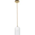 Závěsná lampa La Belle XVIII bílá/zlatá
