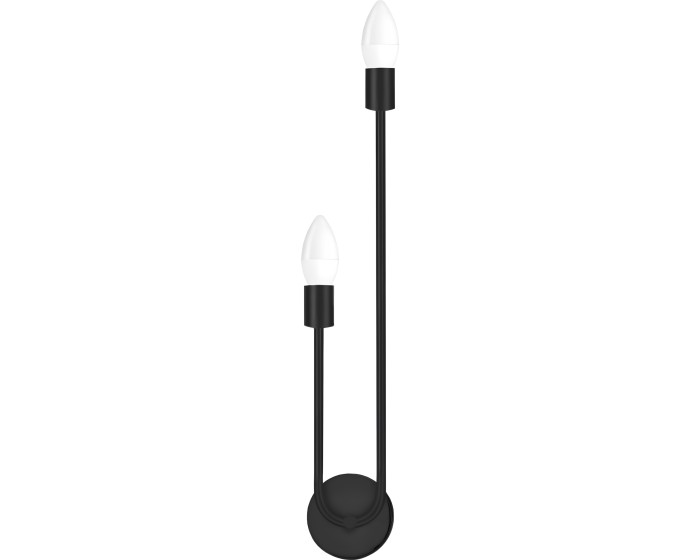 Nástěnná lampa KINKIET STYLE XIV černá