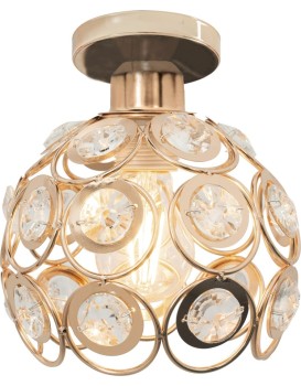 Stropní svítidlo TooLight Loft Crystal II zlatá