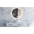 Kulaté dotykové zrcadlo s LED osvětlením Simple 90 cm