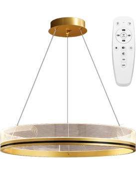 Závěsná lampa La Belle XXVII zlatá