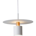 Závěsná lampa Hilena bílá/růžové zlato