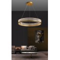 Závěsná lampa La Belle XXVII zlatá