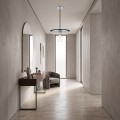 Závěsná lampa La Belle XXXIII černá/stříbrná