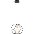 Závěsná lampa La Belle XIII černá/zlatá